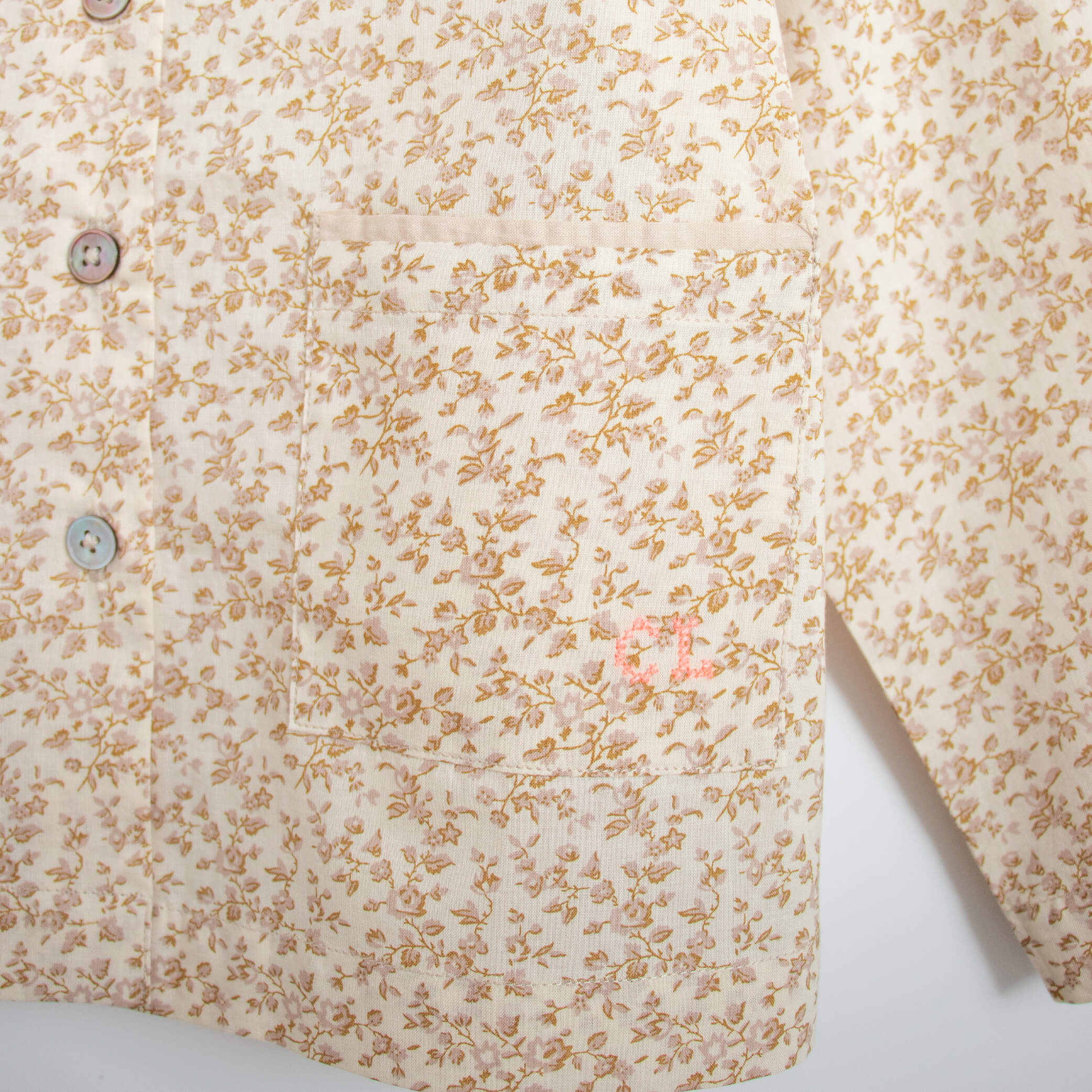 Anais Lace Collar Girls Pyjama Set