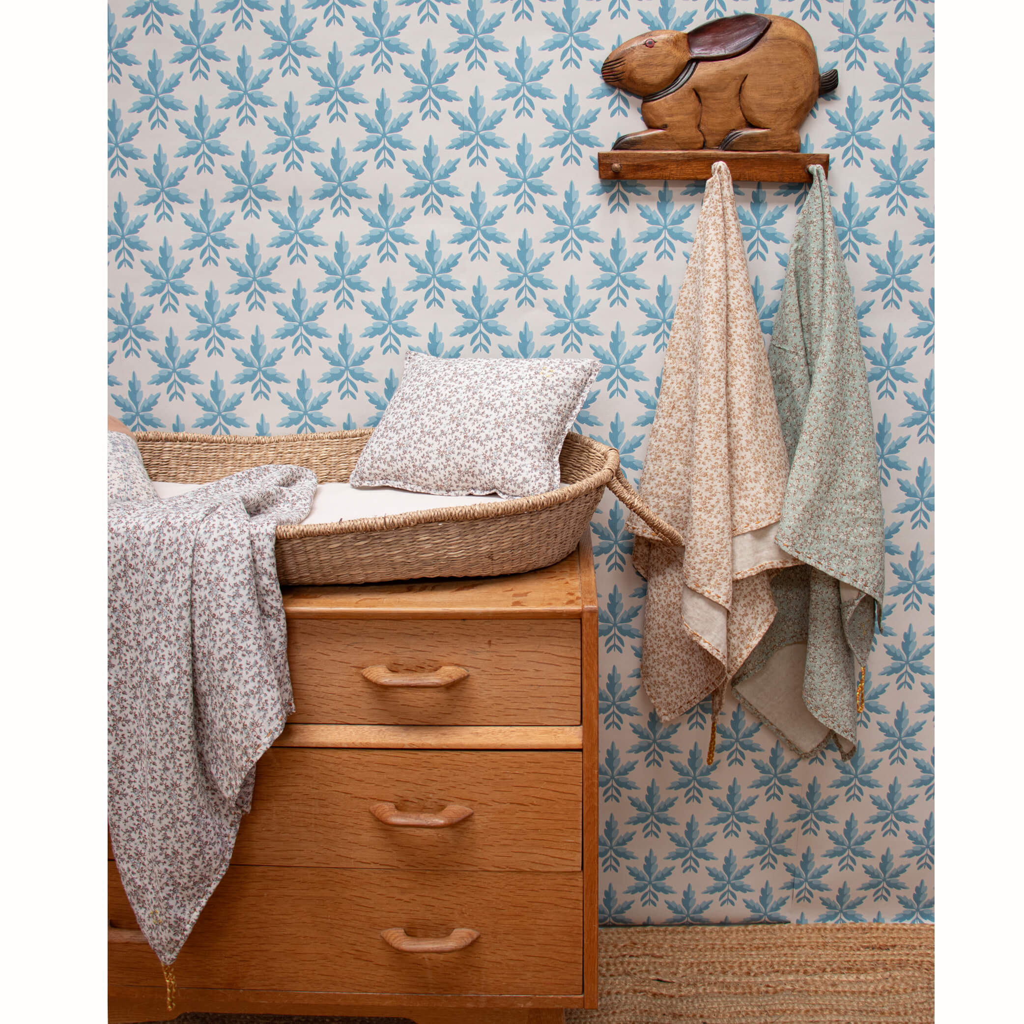 Single Layer Gauze Swaddle Blanket - Chloe