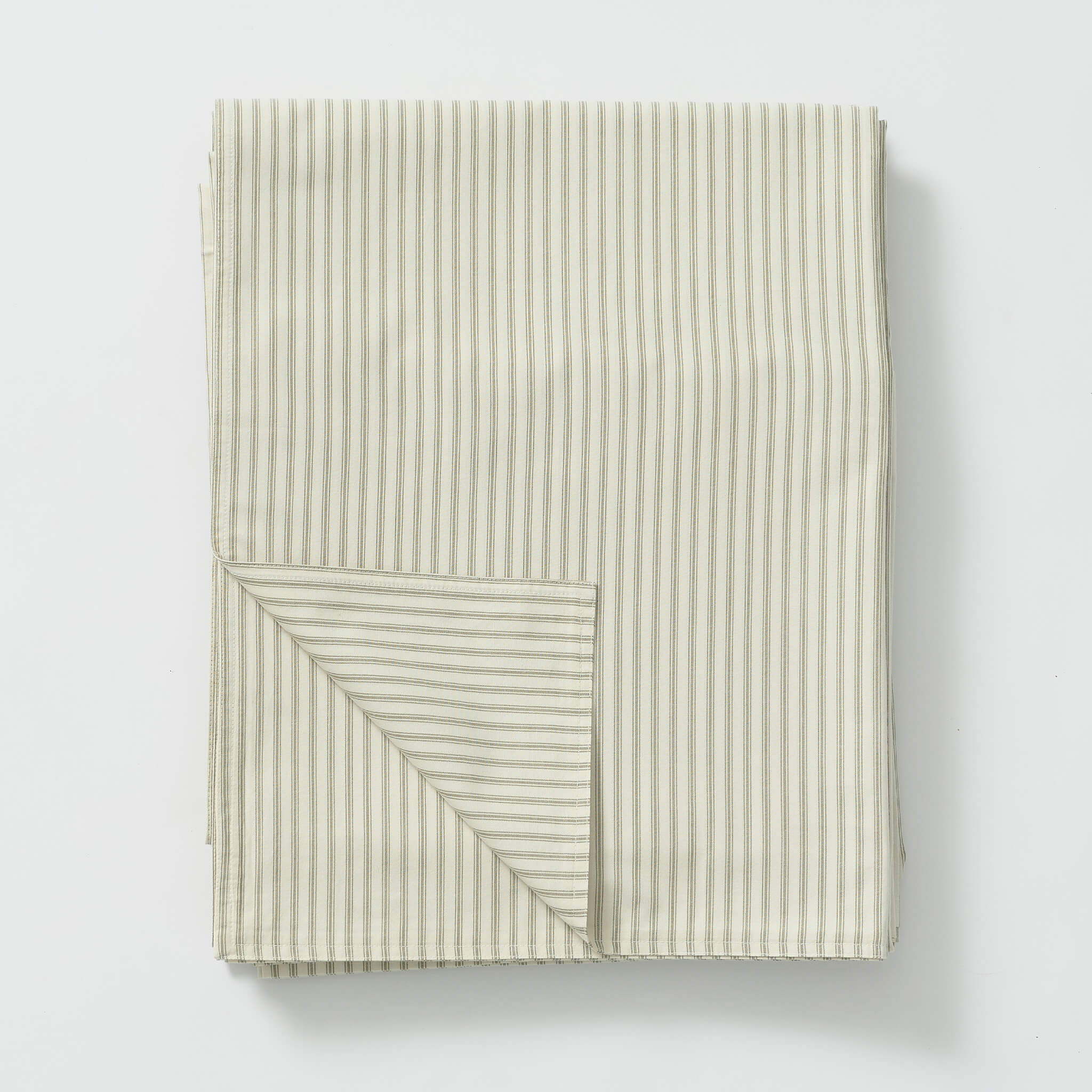 Ticking Stripe Ecru/ French Grey Duvet Cover