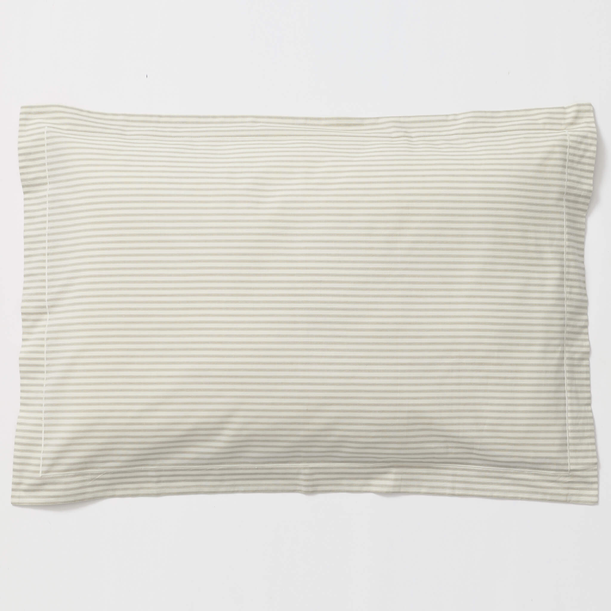 Ticking Stripe Ecru/ French Grey Pillowcase