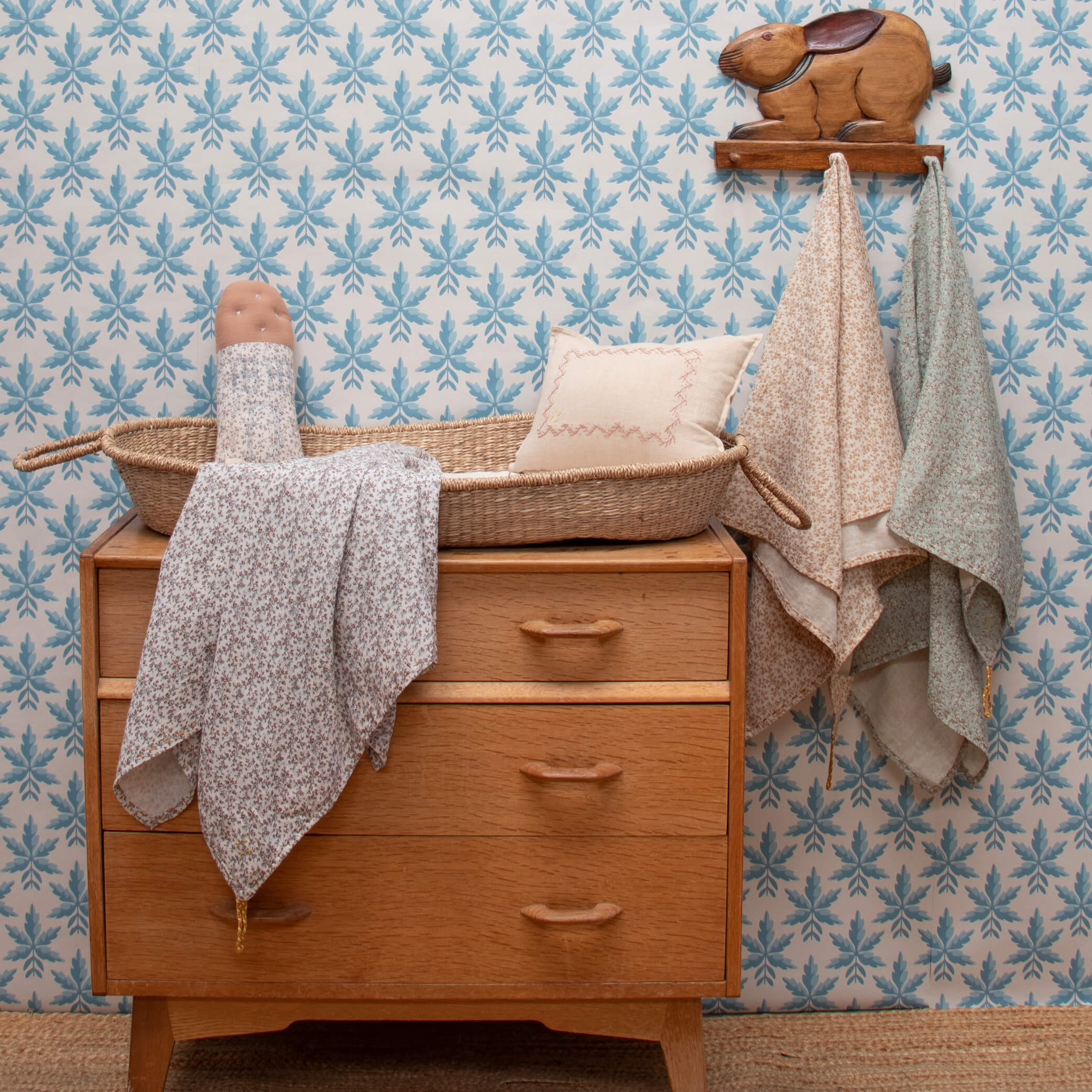 Single Layer Gauze Swaddle Blanket - Colette