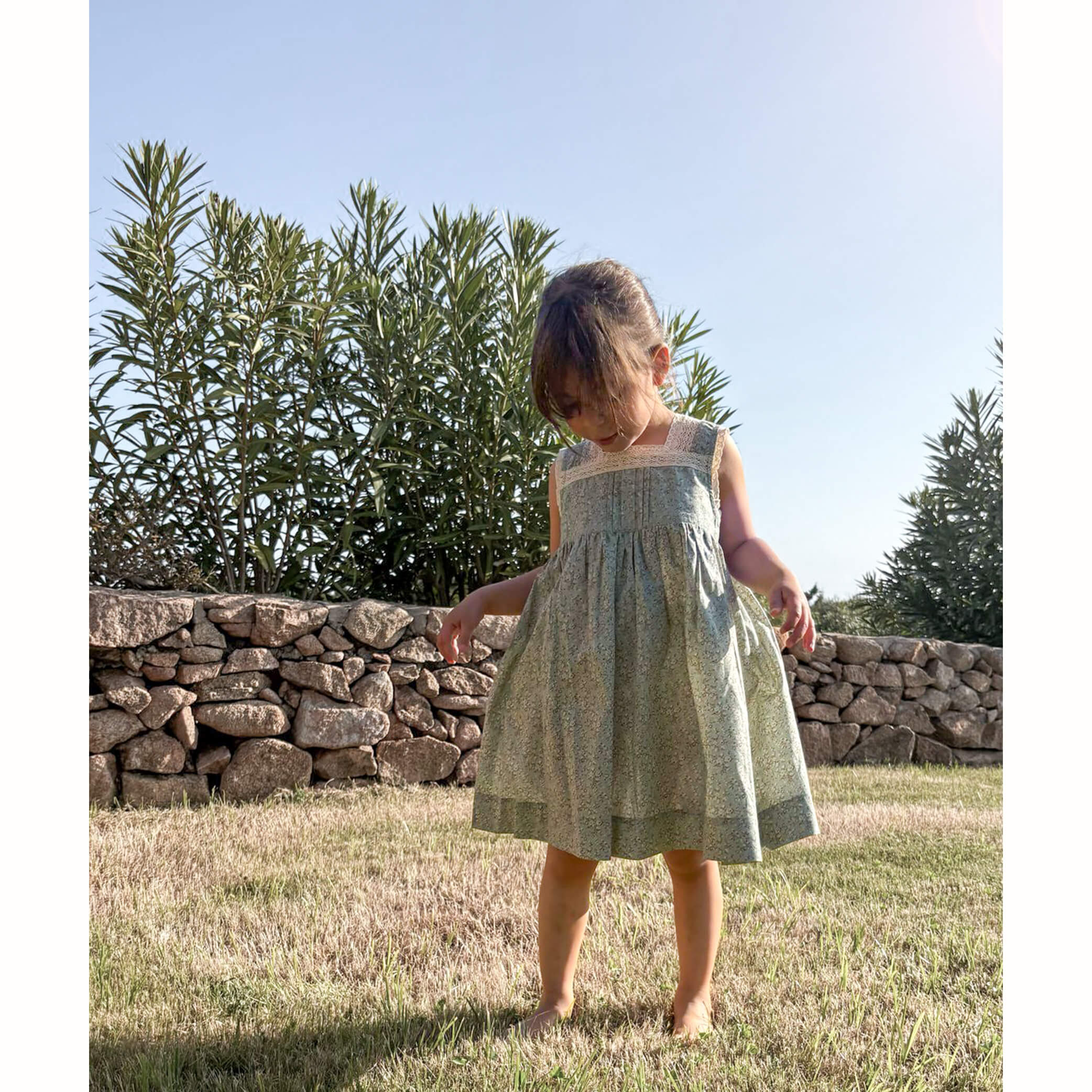 Chloe Lace Trim Dress