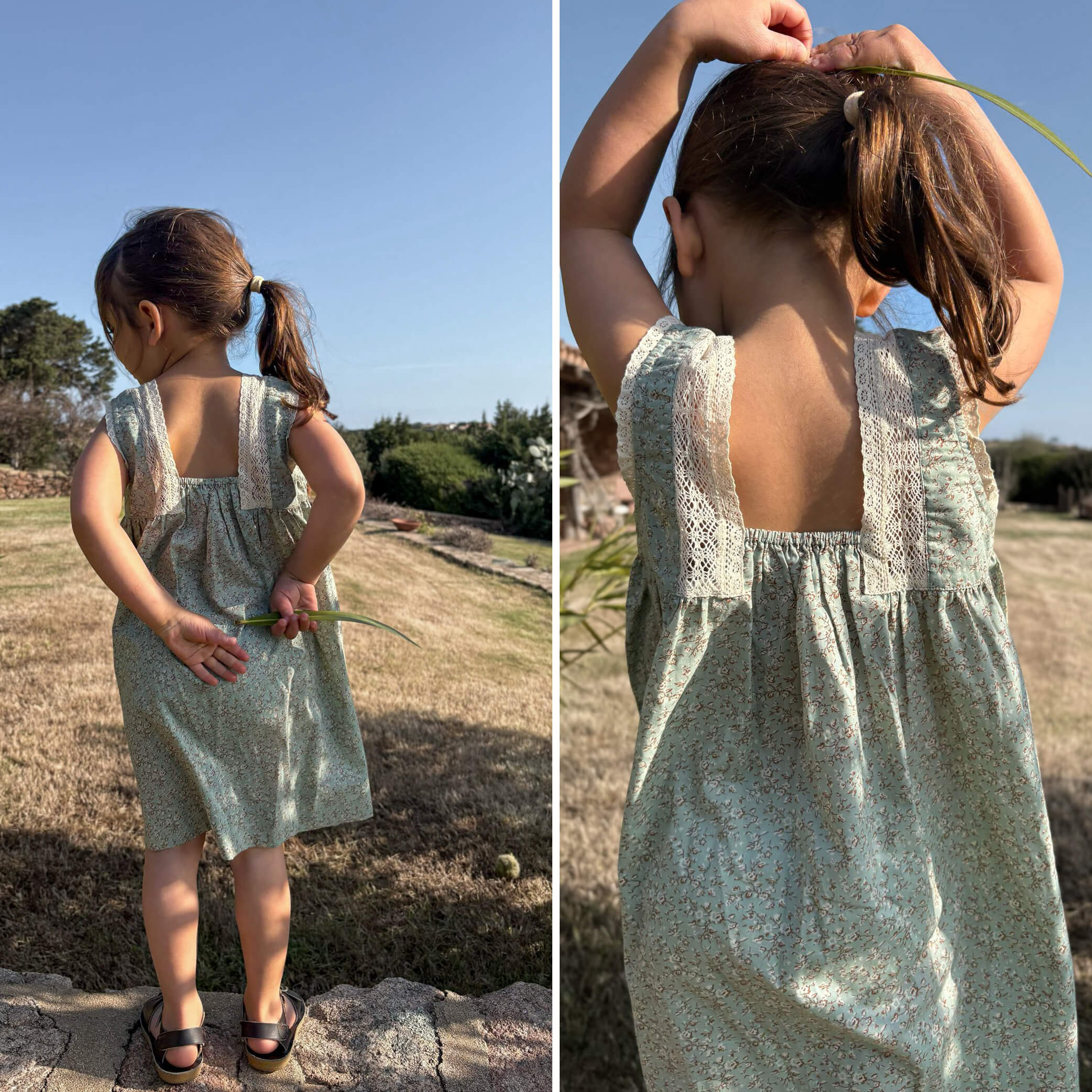 Chloe Lace Trim Dress