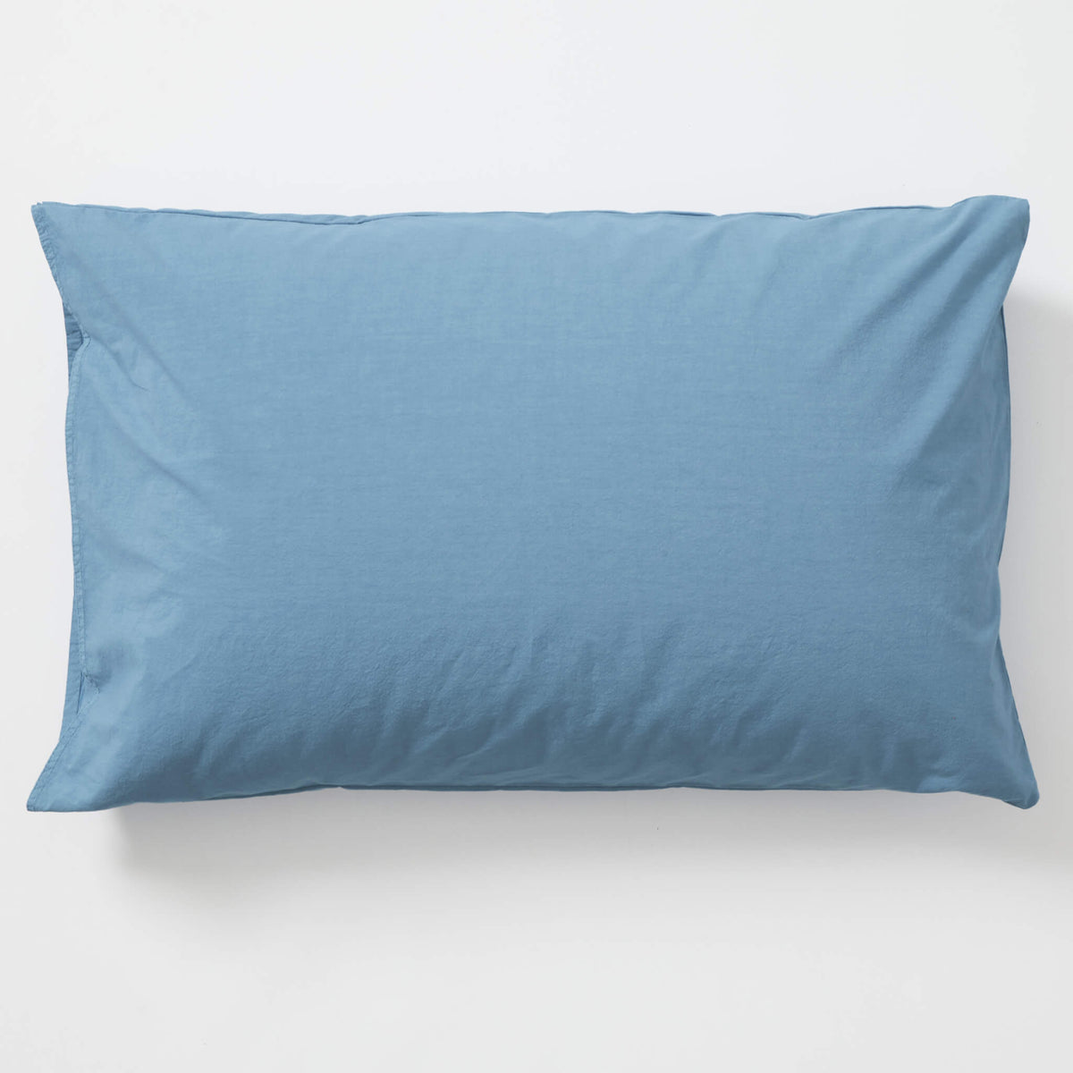 Airforce Blue Cotton Percale Pillowcase