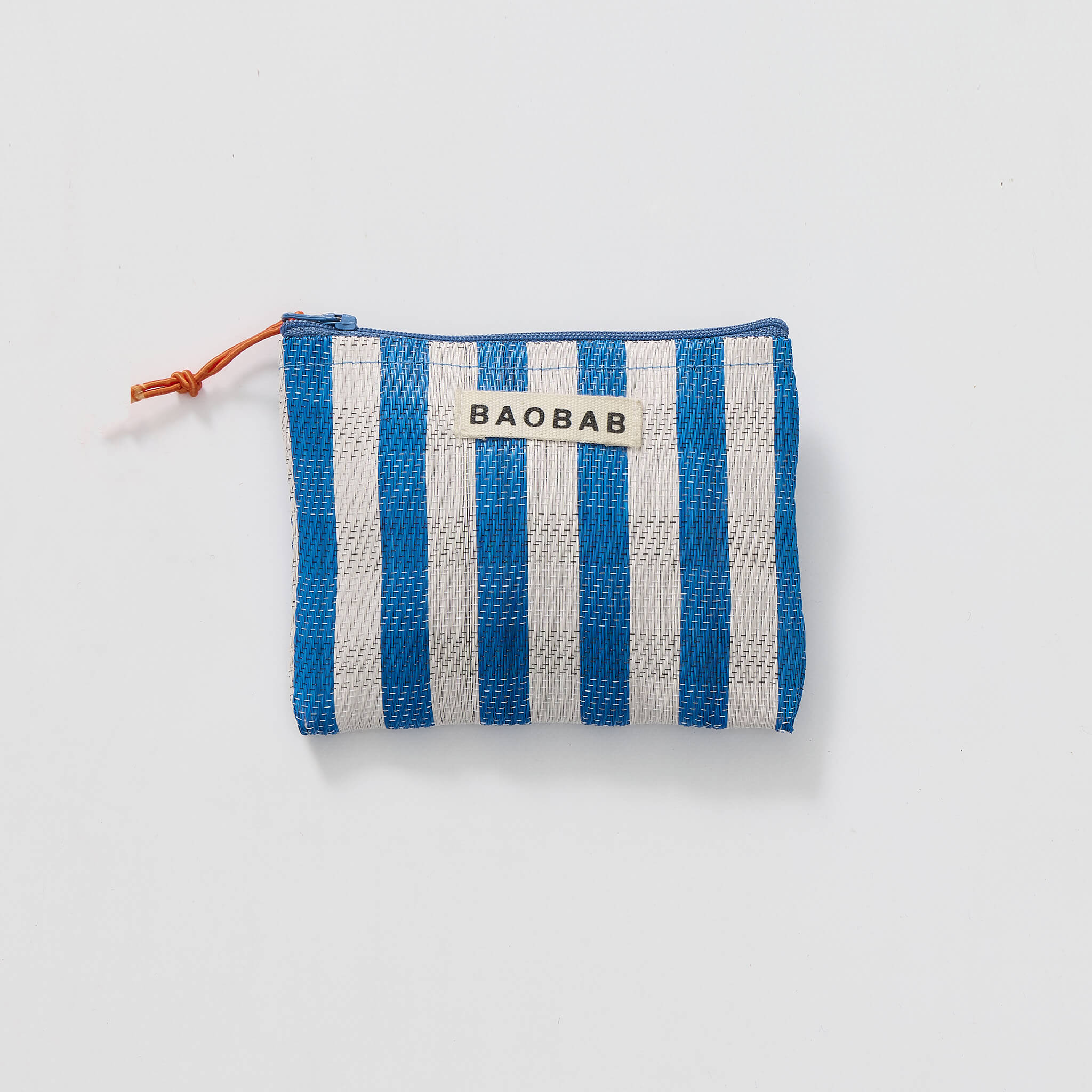 Blue Stripe Pouch Set