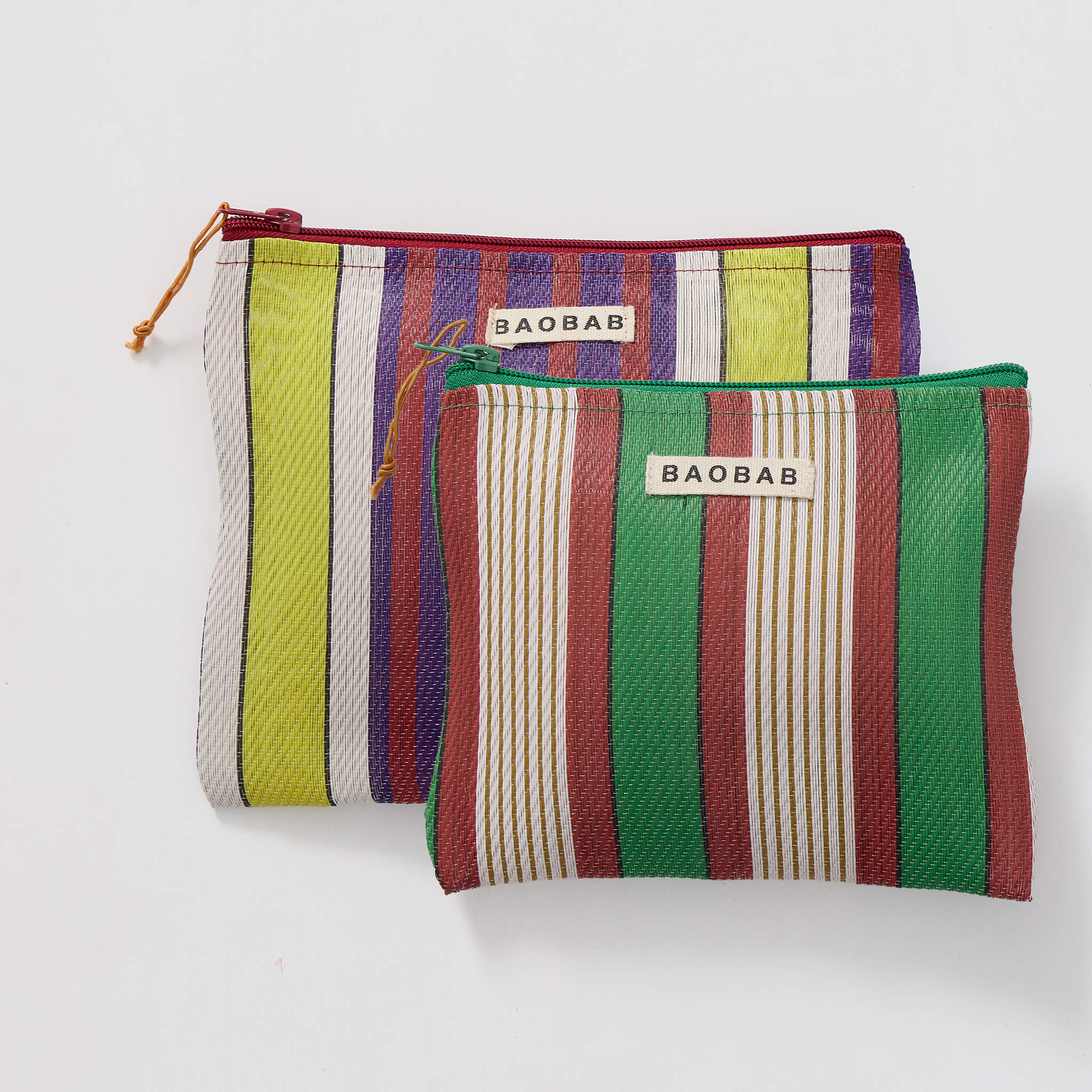 Stripe Purse Pouch Set