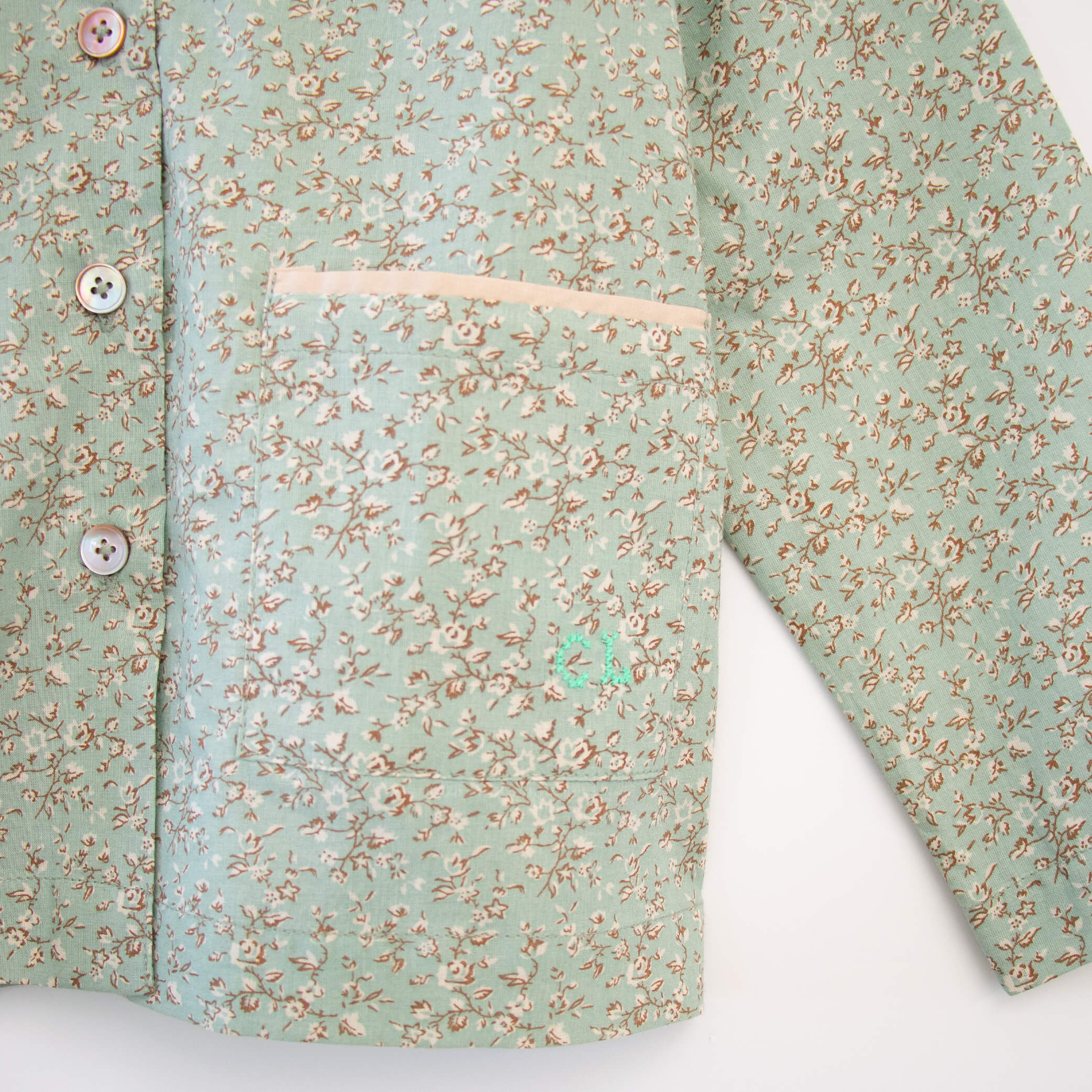 Chloe Lace Collar Girls Pyjama set