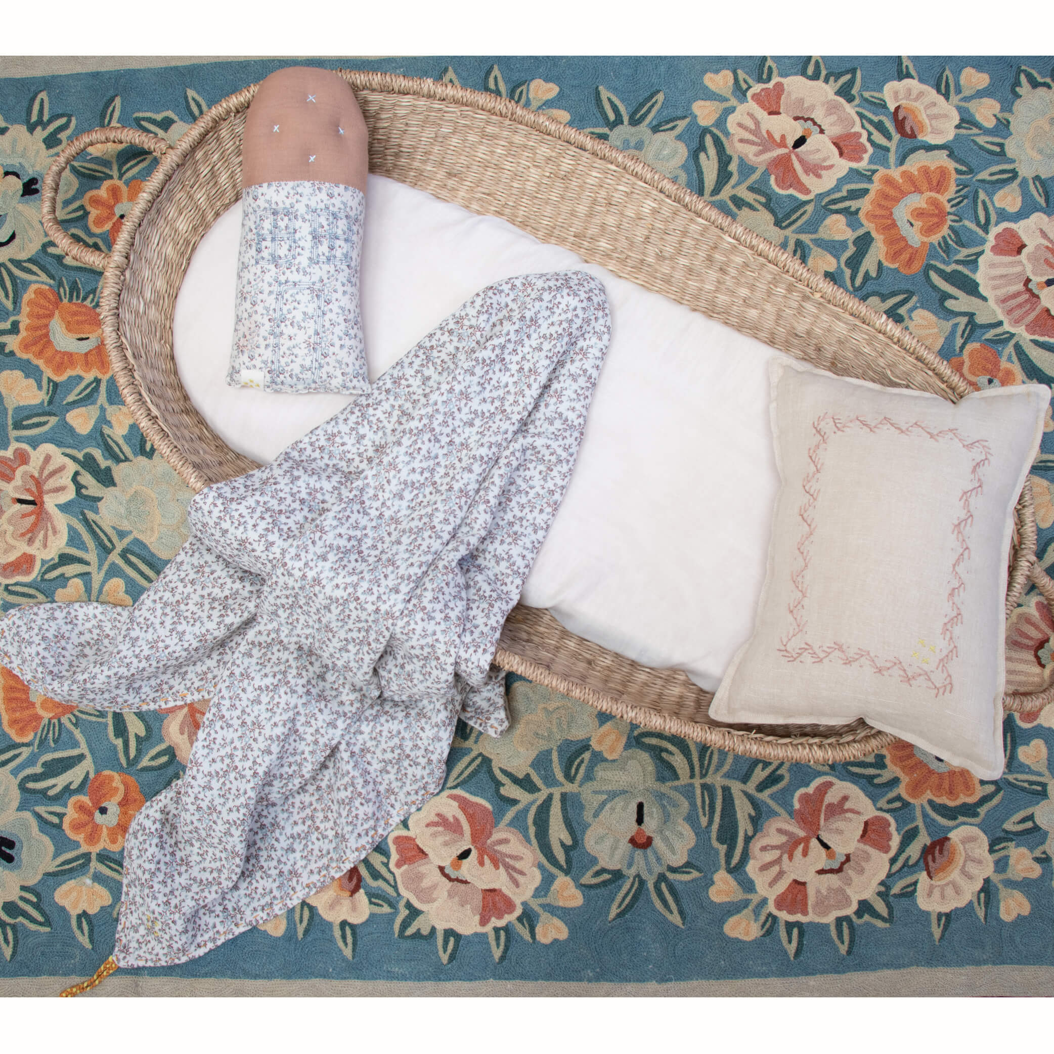 Single Layer Gauze Swaddle Blanket - Colette