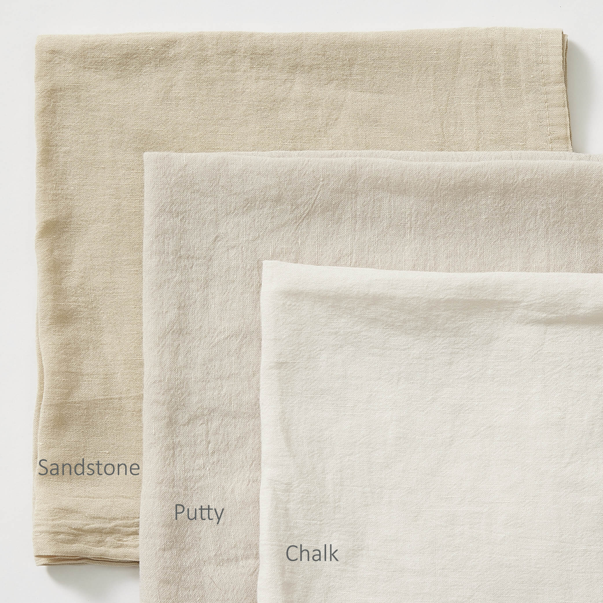 Washed Linen Cotton Oxford Pillowcase - Sandstone