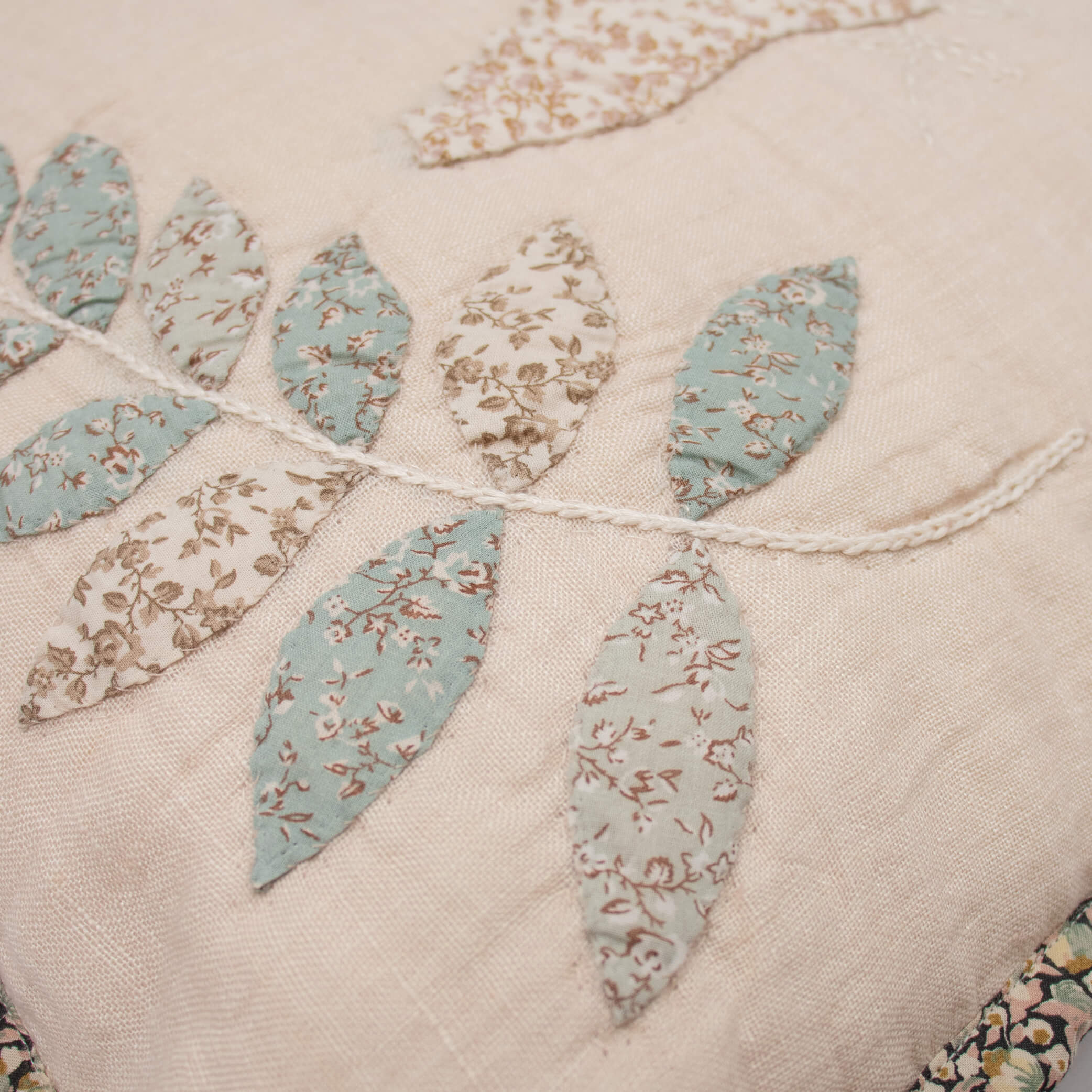 Hand Appliqué Bird cushion cover