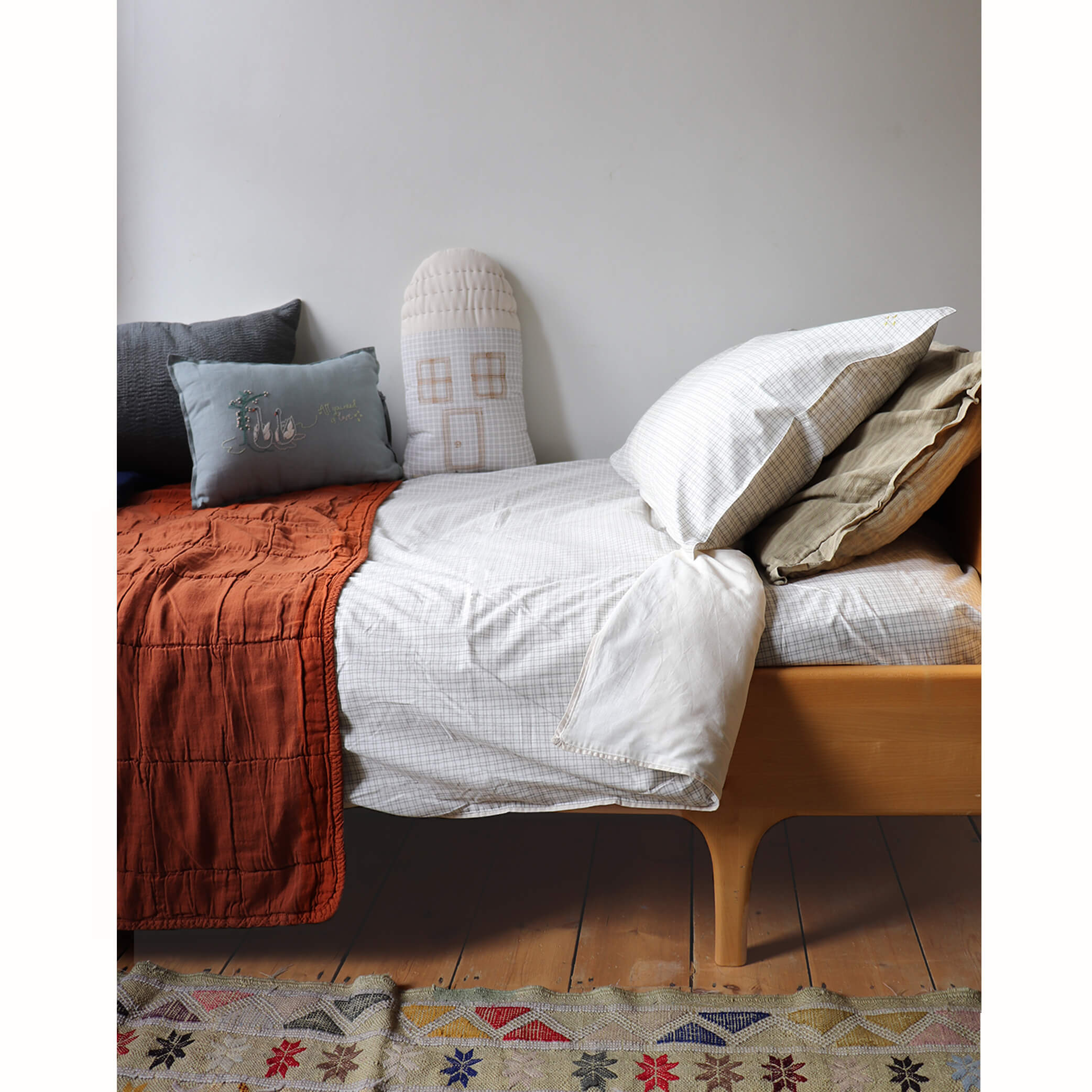 Grid Check Duvet Cover