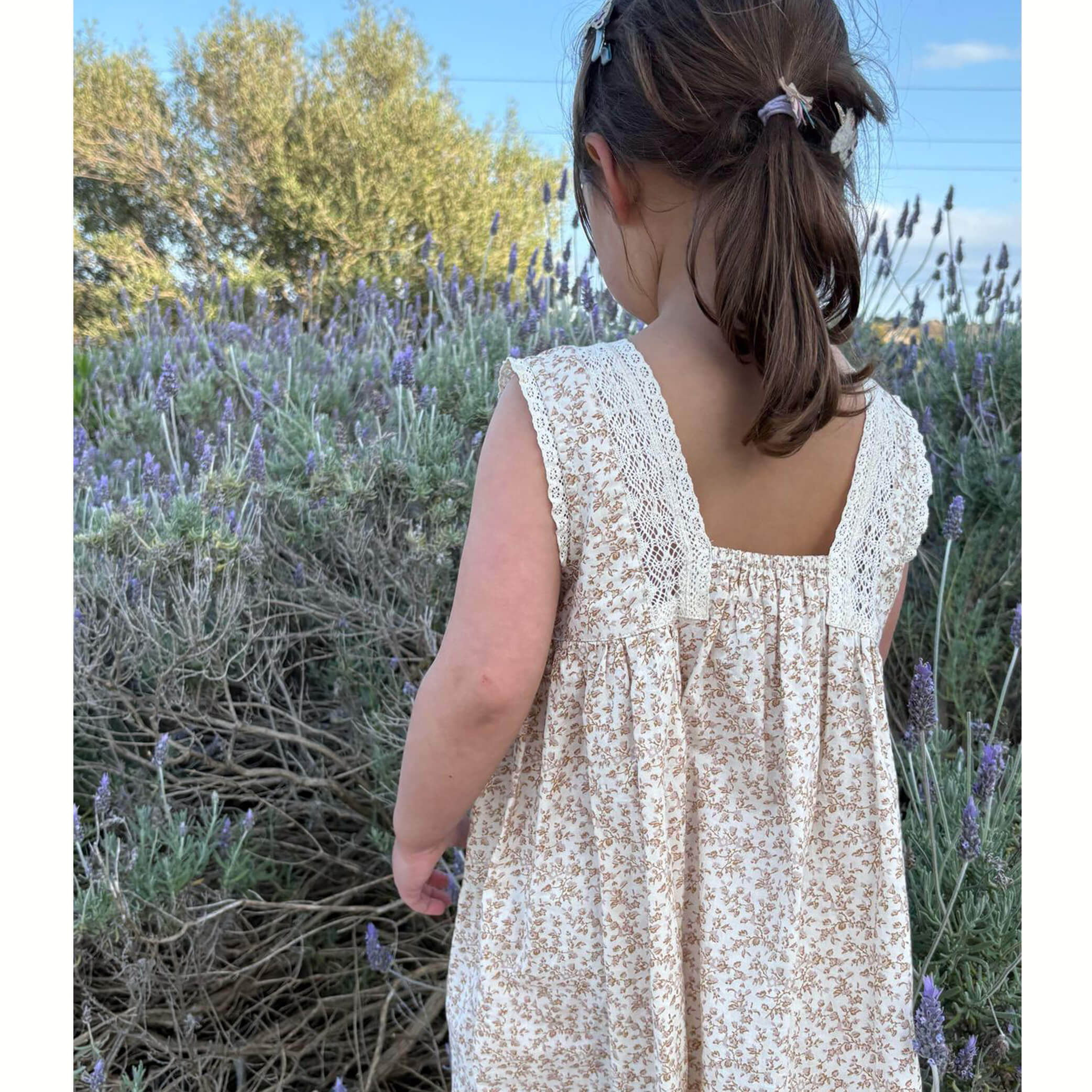 Anais Lace Trim Dress