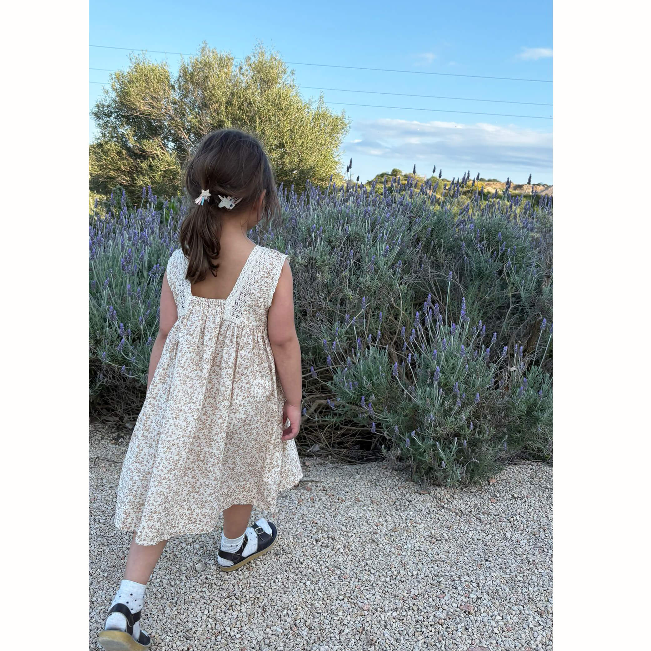 Anais Lace Trim Dress