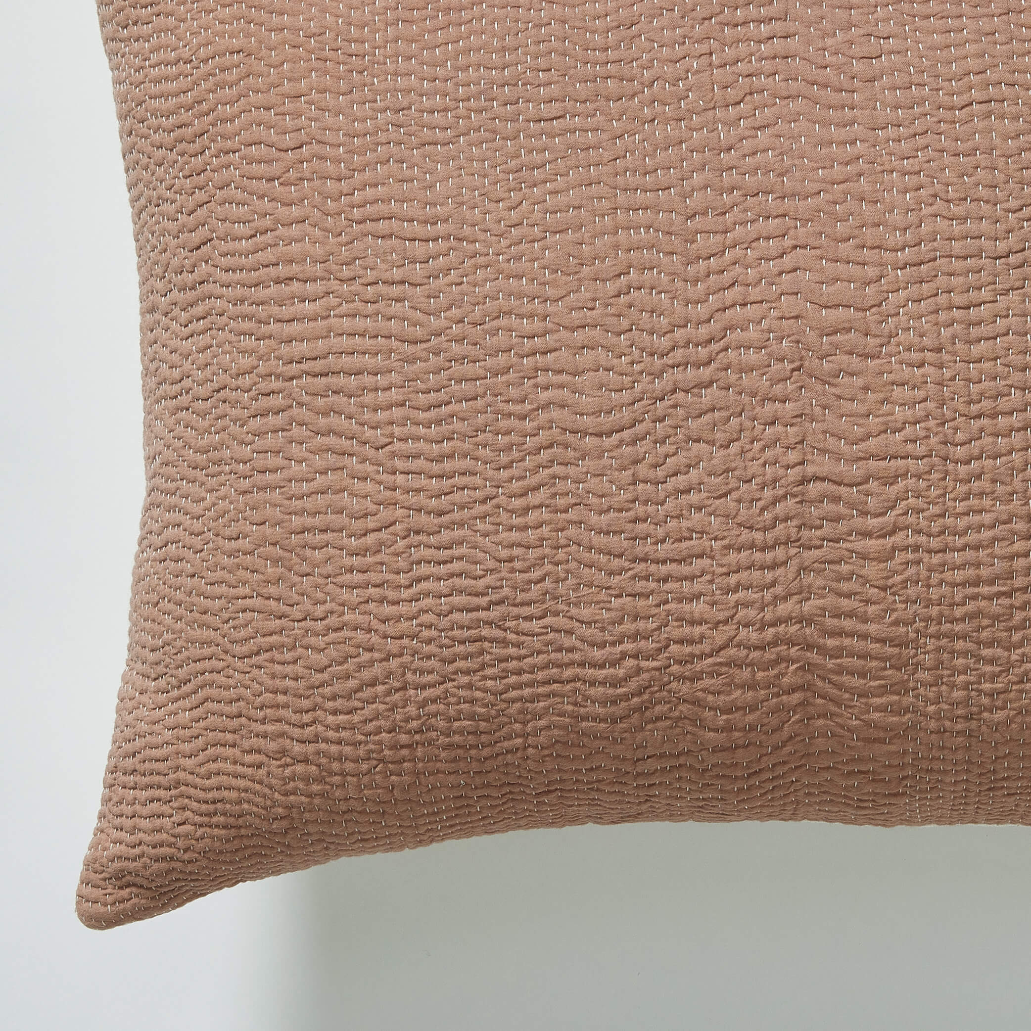 Kantha Cushion Cover - Vintage Rose