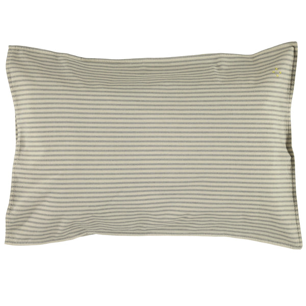 Ticking Stripe Celery Pillowcase