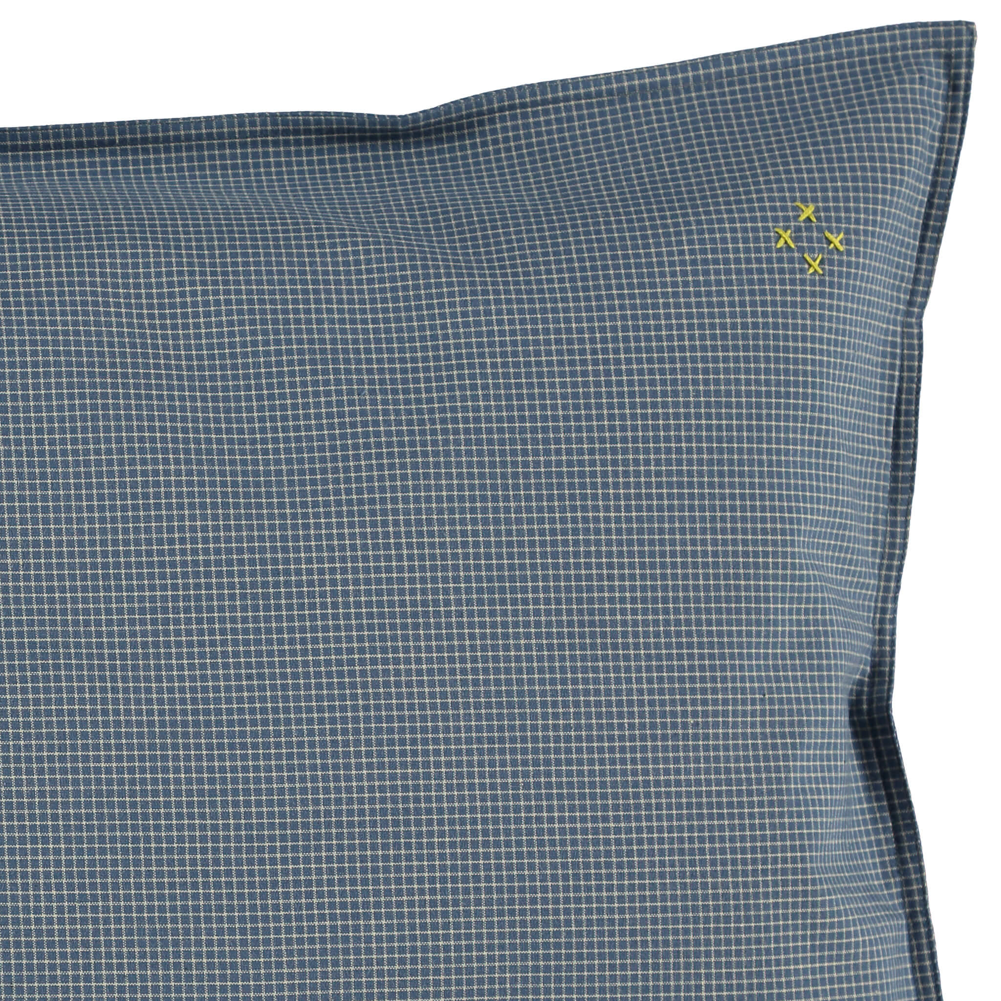 Blue Check Pillowcase