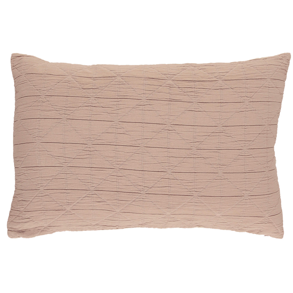 Diamond Soft cotton Pillow cover - Mink available in 4 sizes