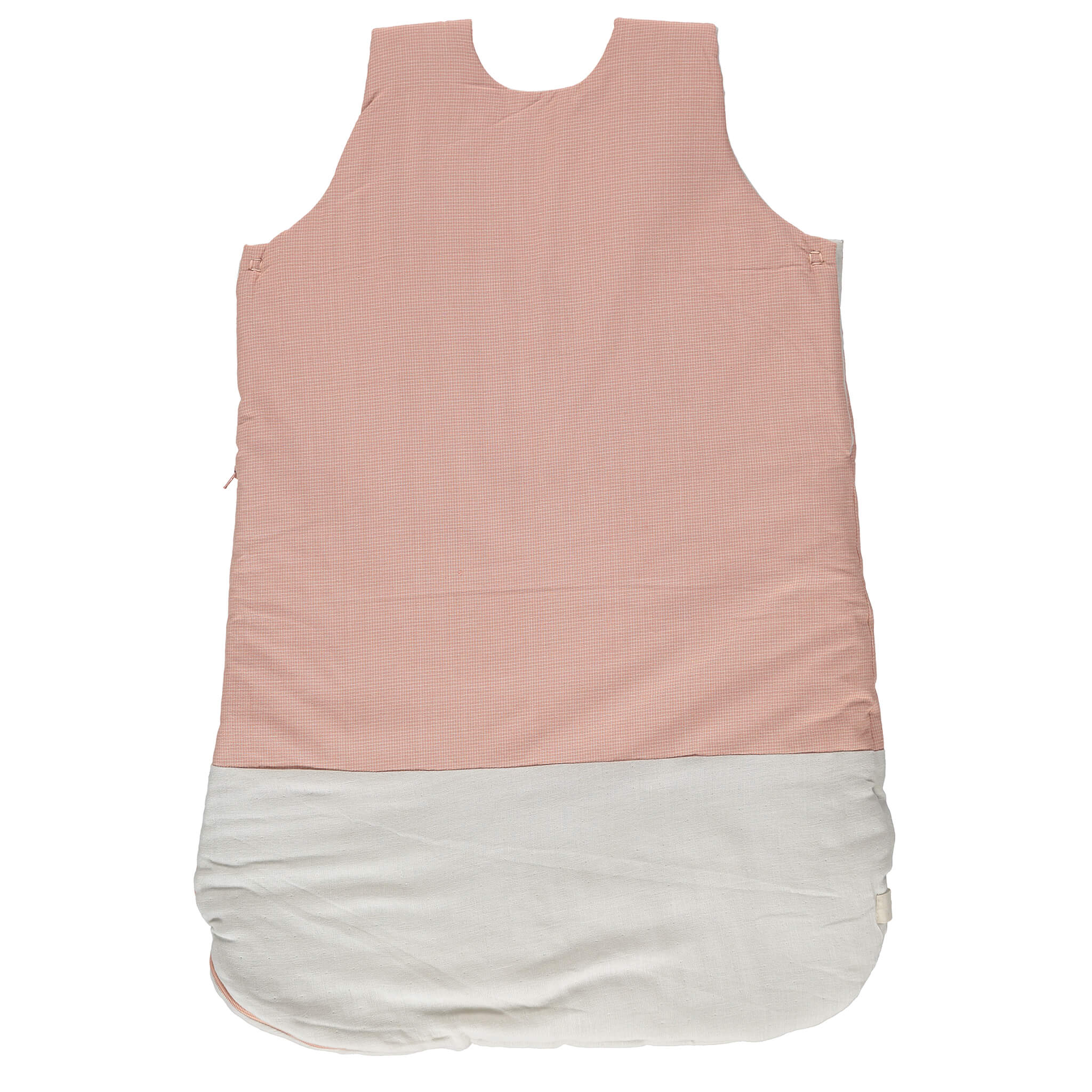 Sleeping Bag - Mini Check Coral