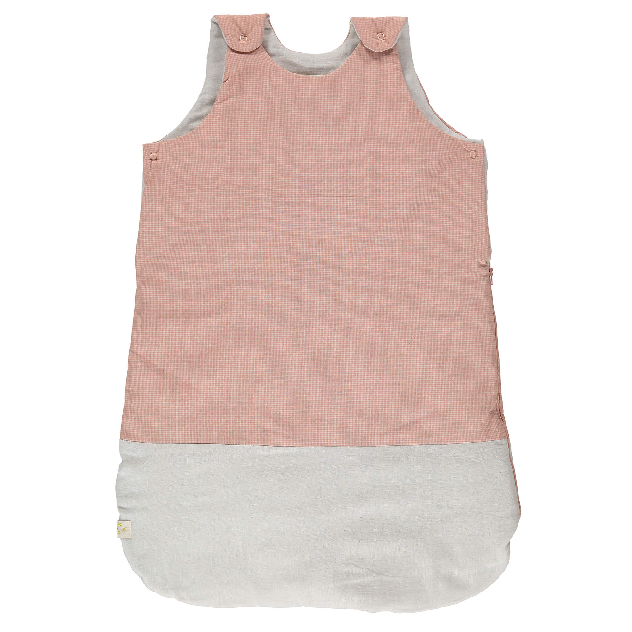 Sleeping Bag - Mini Check Coral