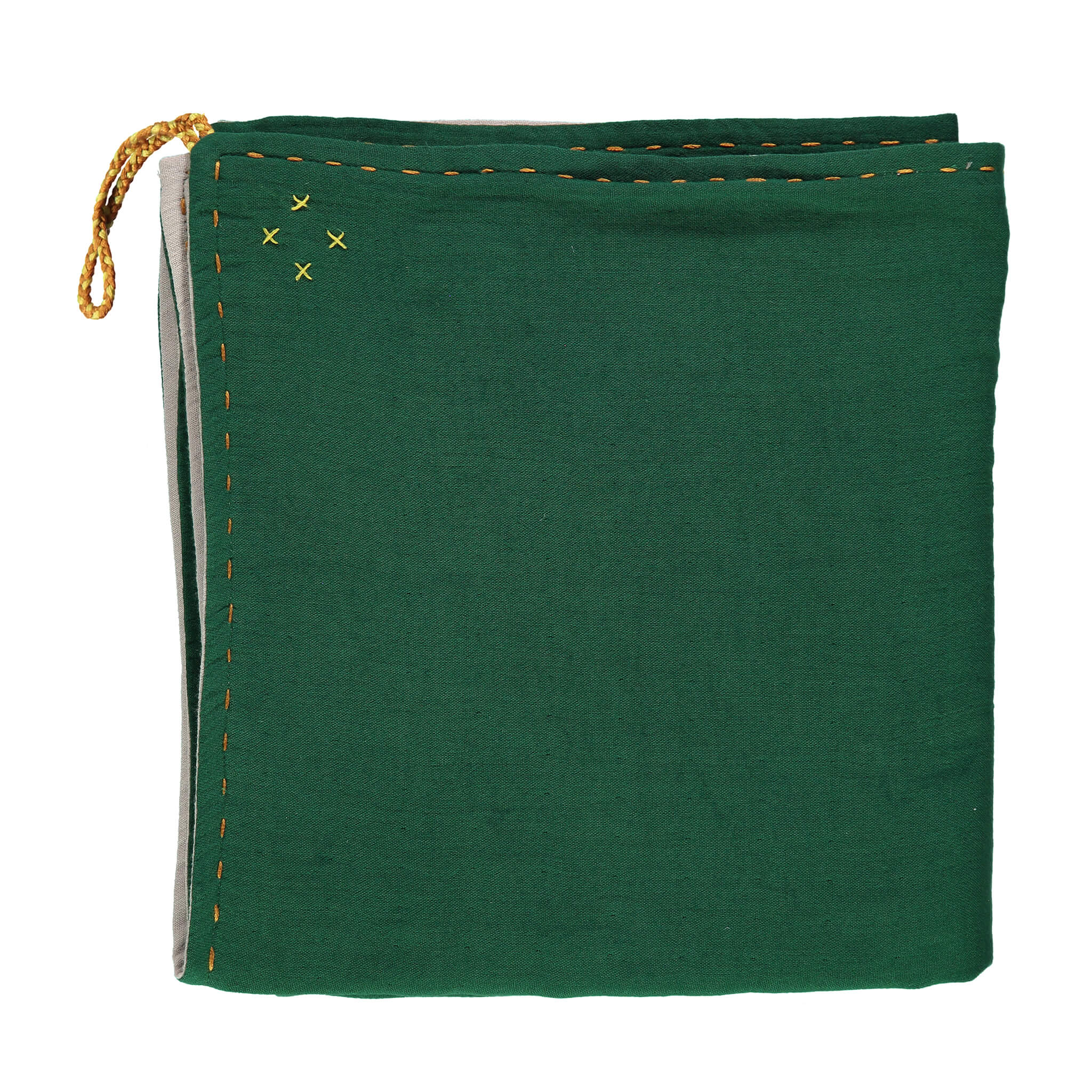 Double Layer Reversible Swaddle - Forest and Ash