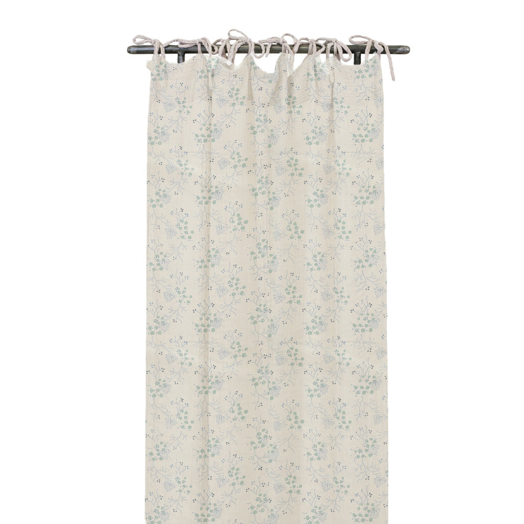 Minako Cornflower Voile Curtain