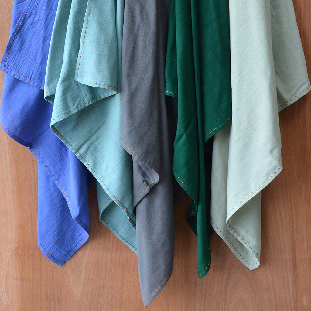 Single layer Swaddle blanket - Royal Blue