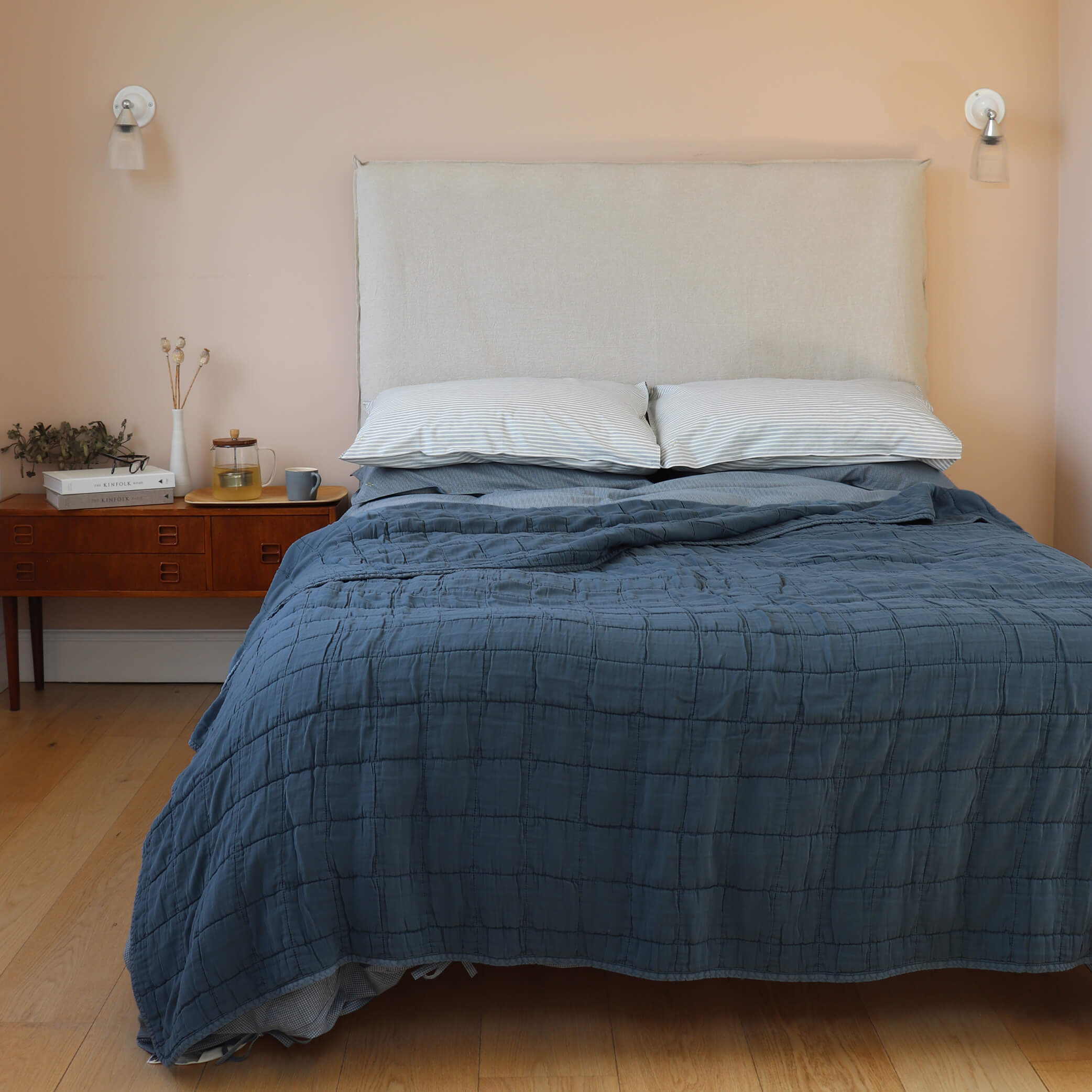 Blue Check Duvet Cover