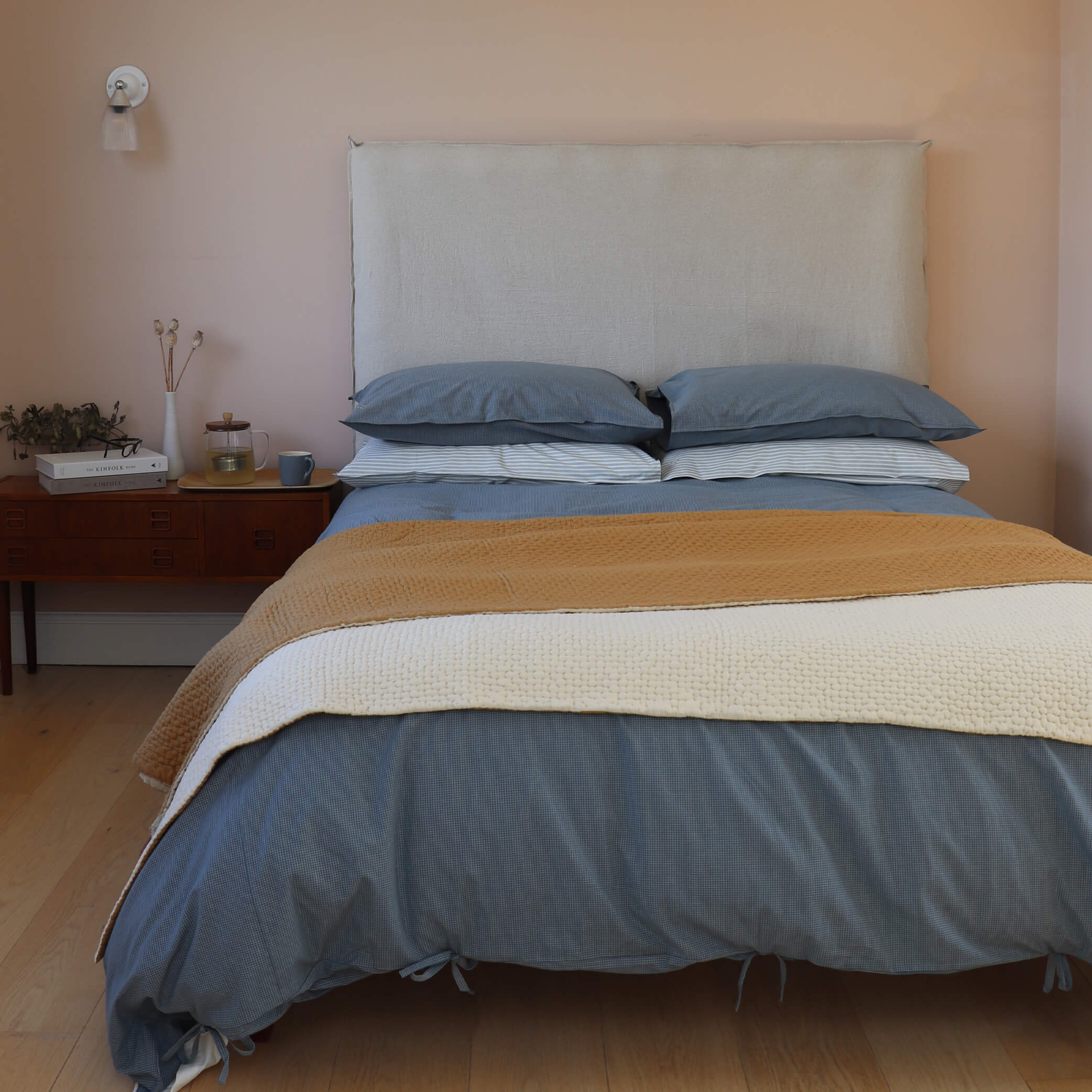 Blue Check Duvet Cover