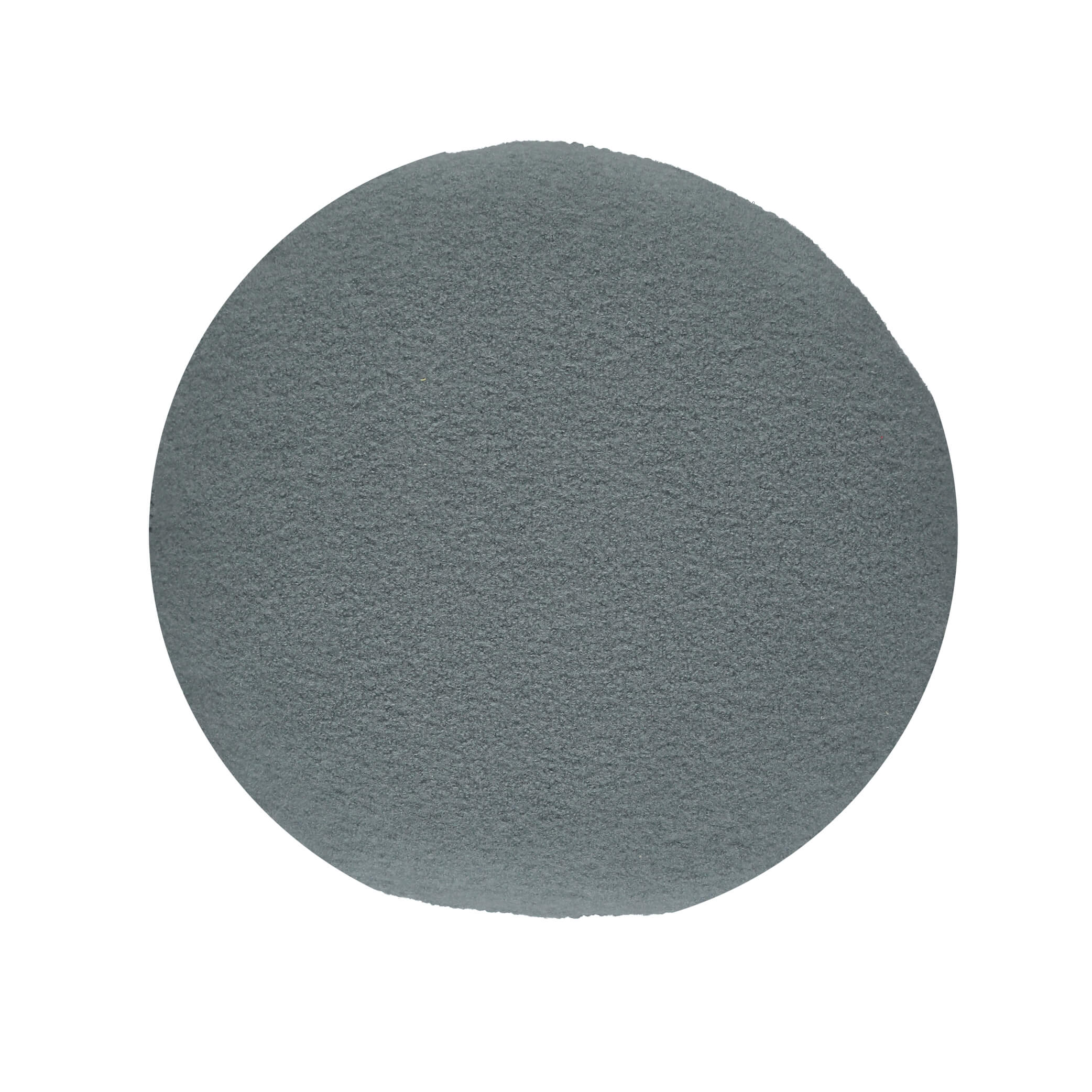 Crochet Circular Wool Cushion - Smokey Blue