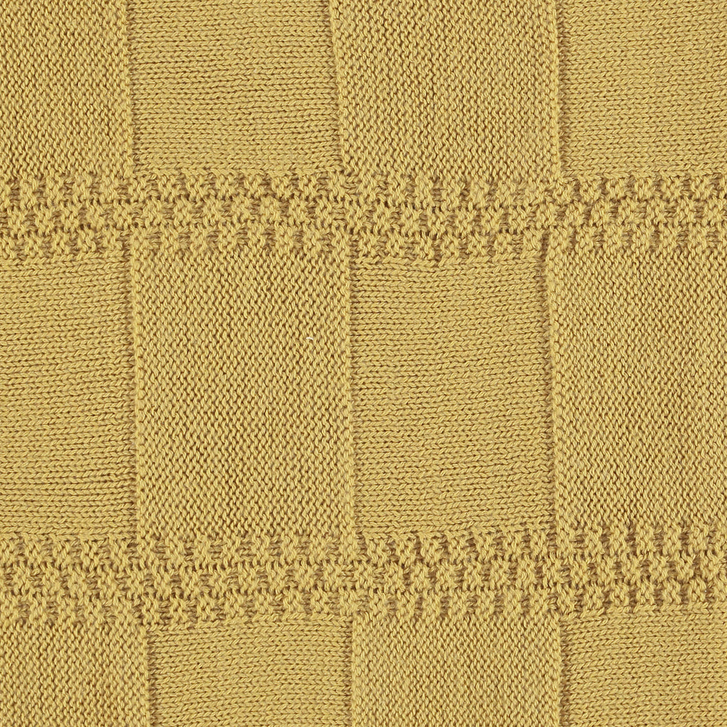 Merino Wool Knitted Baby Blanket - Camomile