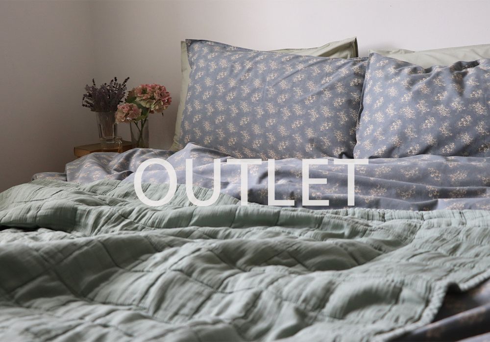 Outlet Pillowcases + Fitted sheets