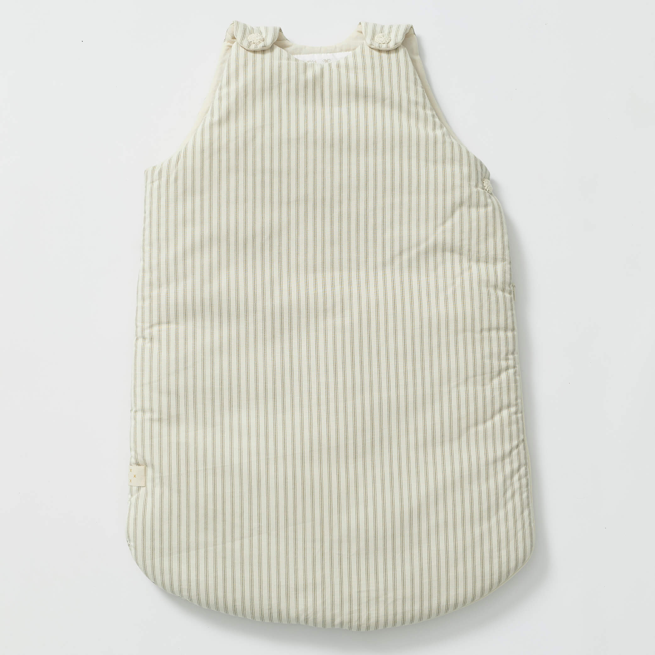 Sleeping Bag - Ticking Stripe Ecru/ French Grey
