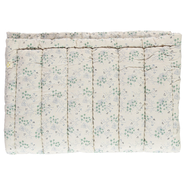 Minako Cornflower Floral Hand Quilted Blanket