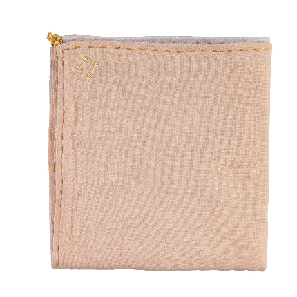 Single layer Swaddle blanket - Peach Blossom