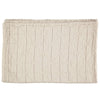 Diamond Soft Organic Cotton Blanket - Natural 200 x 200cm