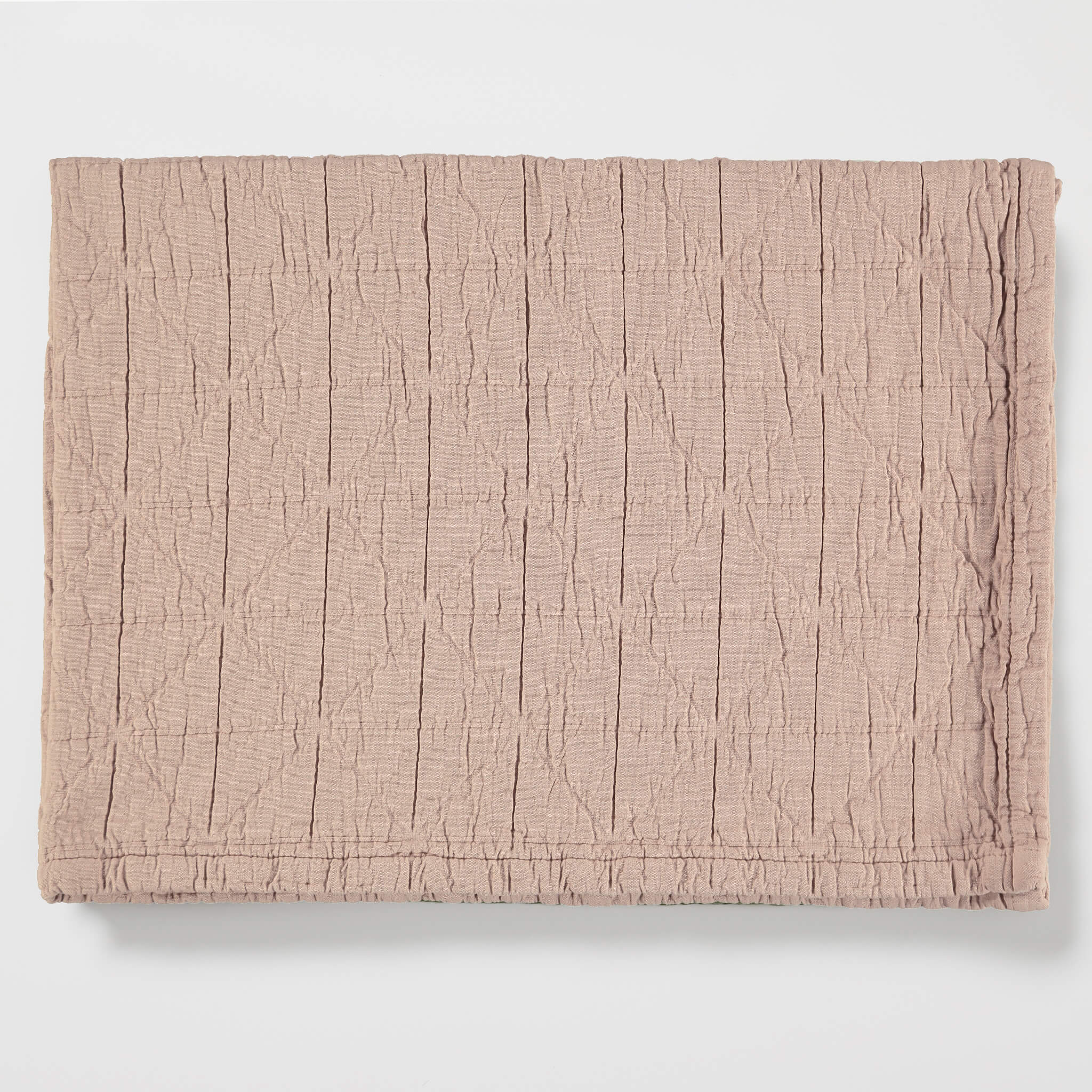 Diamond Soft Organic Cotton Blanket - Mink