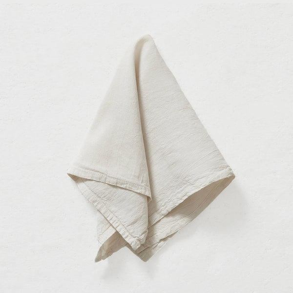 Washed Linen Cotton Napkin - Mineral