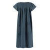 Pin Tuck Voile Dress in Ink