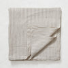 Washed Linen Cotton Ticking Stripe Tablecloth - Mineral