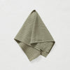 Set of 4 Olive Ticking Stripe Napkins