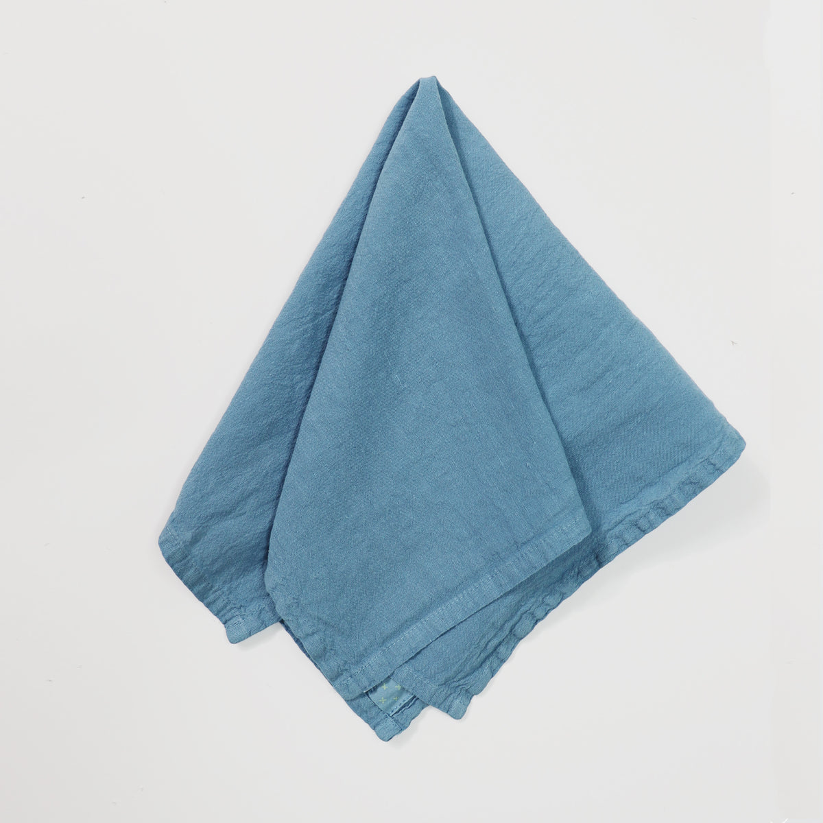 Washed Linen Cotton Napkin - Airforce Blue