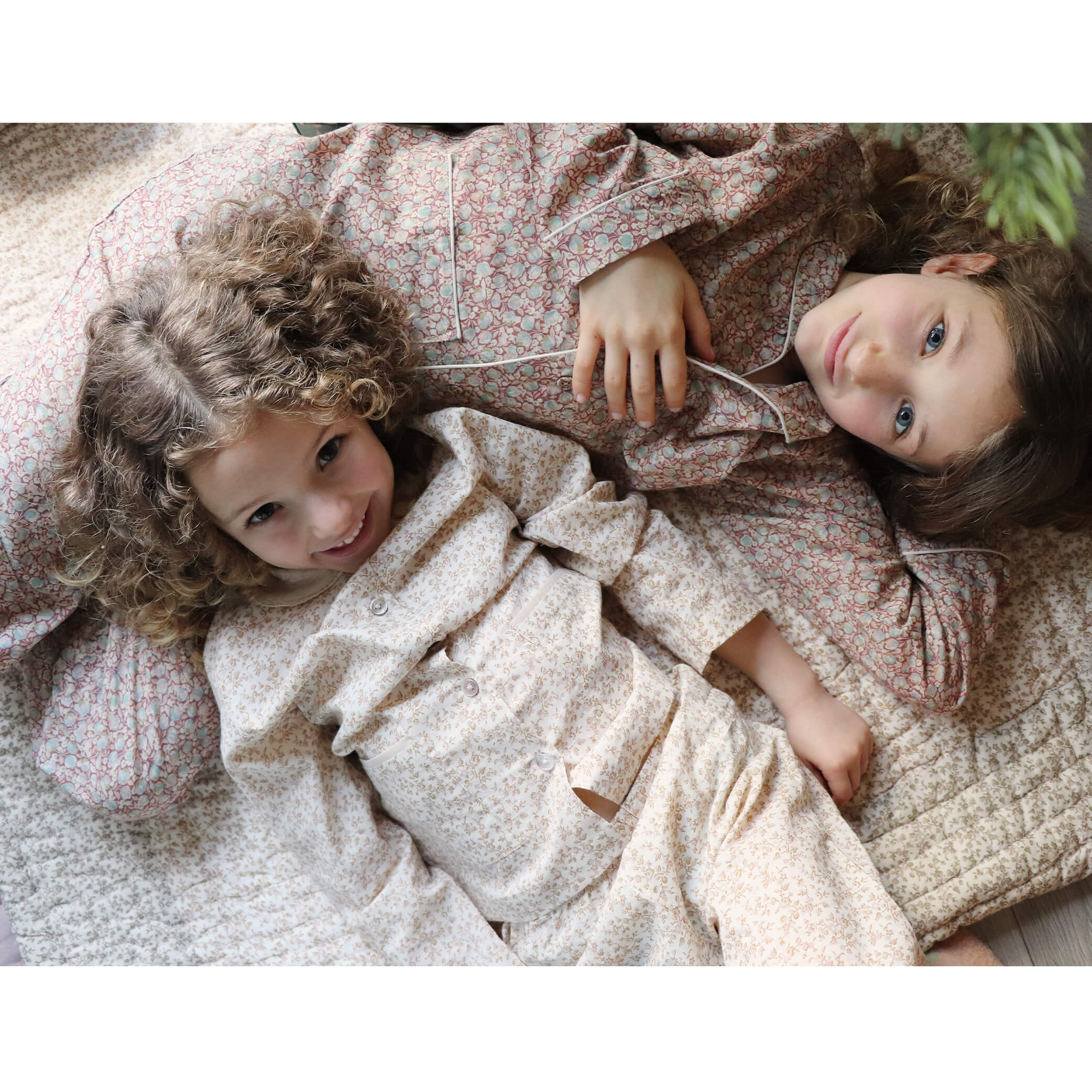 Anais Lace Collar Girls Pyjama Set