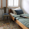SECONDS Hand Quilted blanket - Eucalyptus