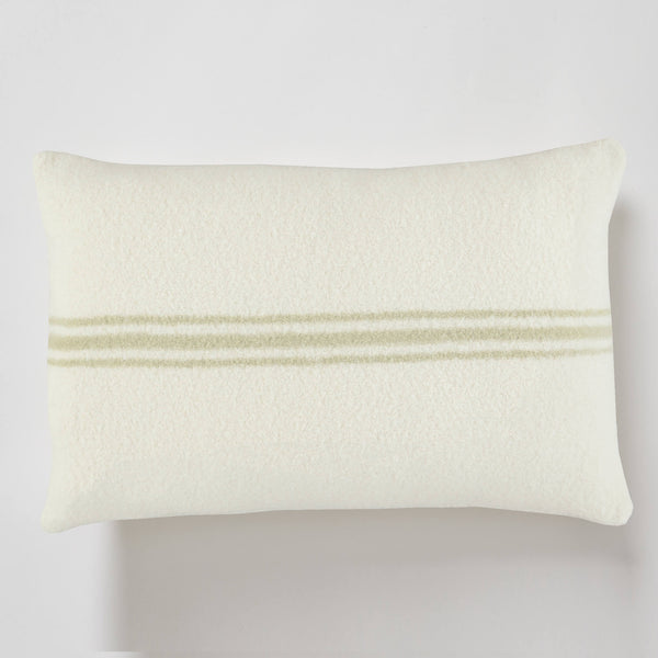 Stripe Wool Cushion Cover - Chalk