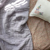 Square Quilted Gauze Blanket - Lilac