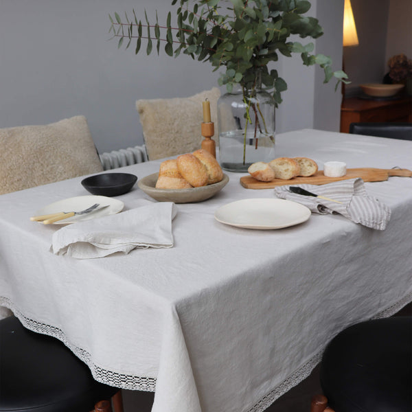 Washed Linen Cotton Napkin - Mineral