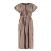 Pin Tuck Voile Dress - Vintage Rose
