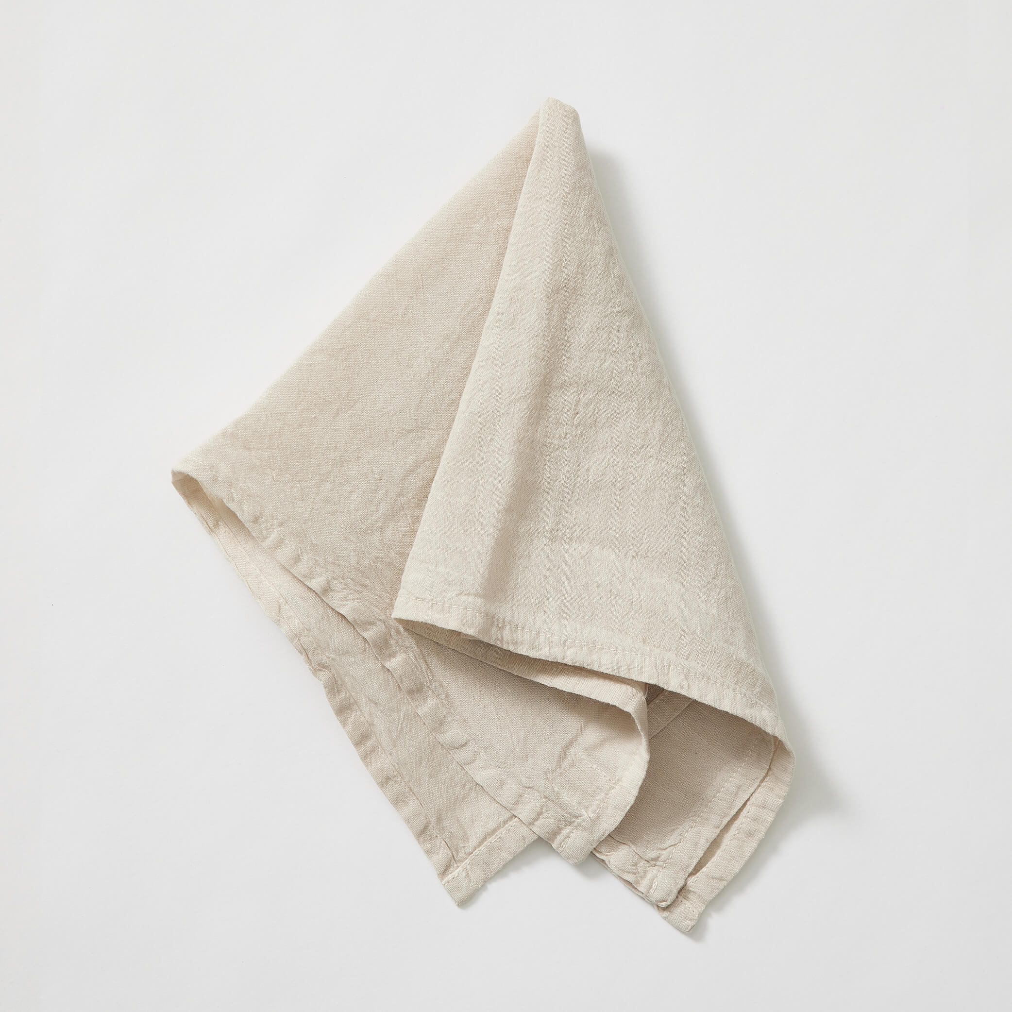 Washed Linen Cotton Napkin - Putty