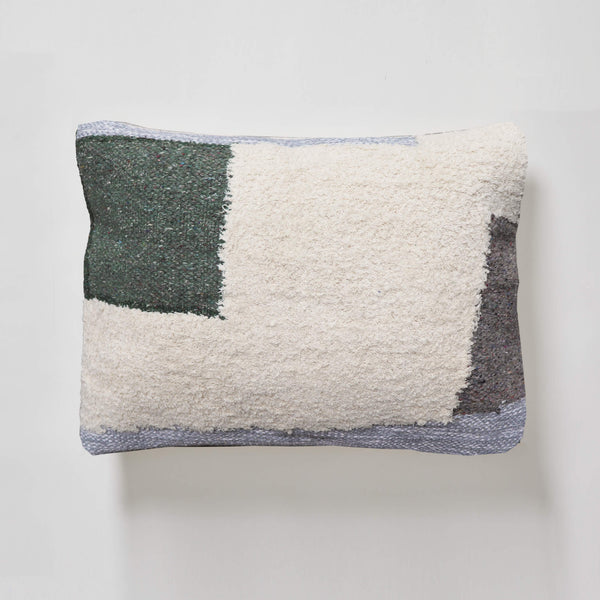 Rectangle colour block cushion