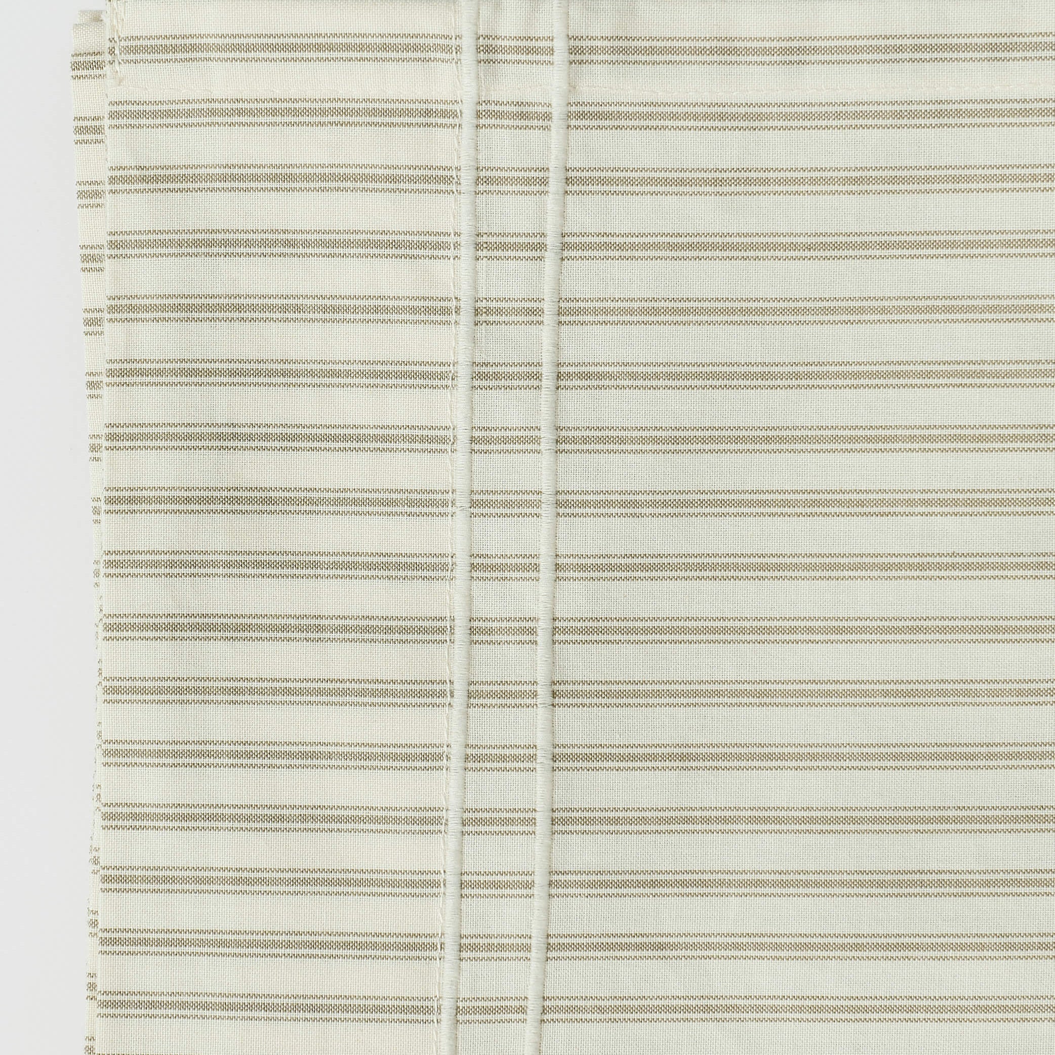 Ticking Stripe Ecru/ French Grey Pillowcase